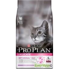 Pro Plan Delicate - с пуйка и ориз,за котки от 1 до 7 години с чувствителна храносмилателна система - 1.5 кг.